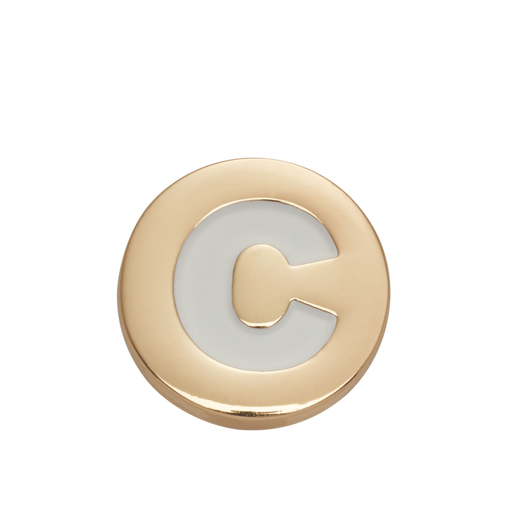 JIBBITZ™ GOLD LETTER C
