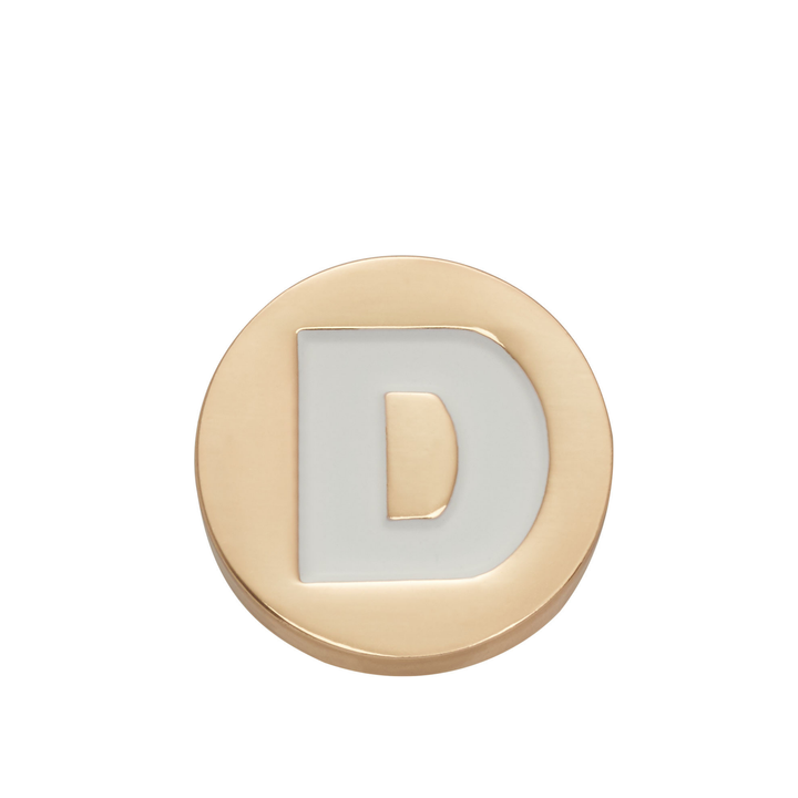 JIBBITZ™ GOLD LETTER D