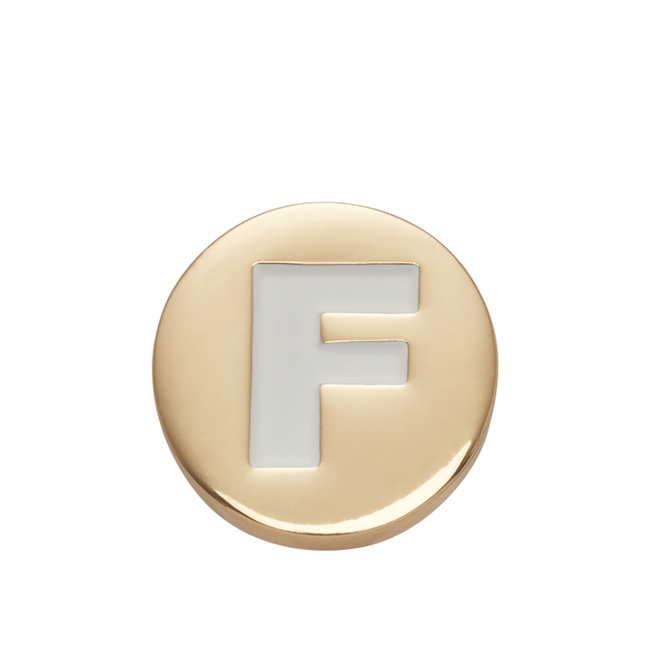 ตัวติดรองเท้า JIBBITZ™ GOLD LETTER F