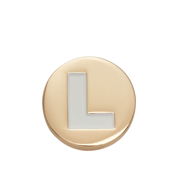 JIBBITZ™ GOLD LETTER L