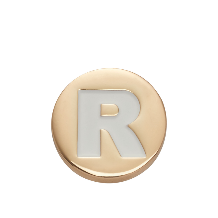 JIBBITZ™ GOLD LETTER R