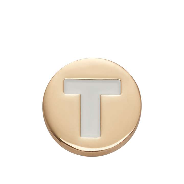 JIBBITZ™ GOLD LETTER T
