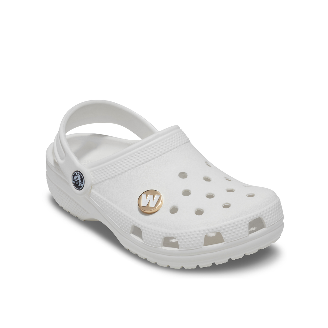 JIBBITZ™ GOLD LETTER W