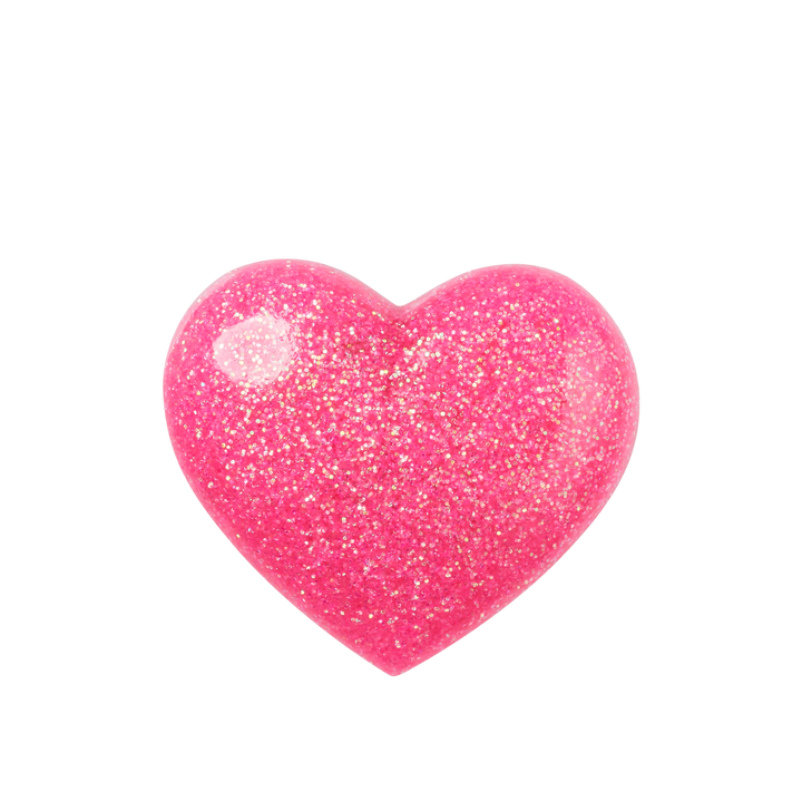 ตัวติดรองเท้า JIBBITZ™ PINK 3D GLITTER HEART