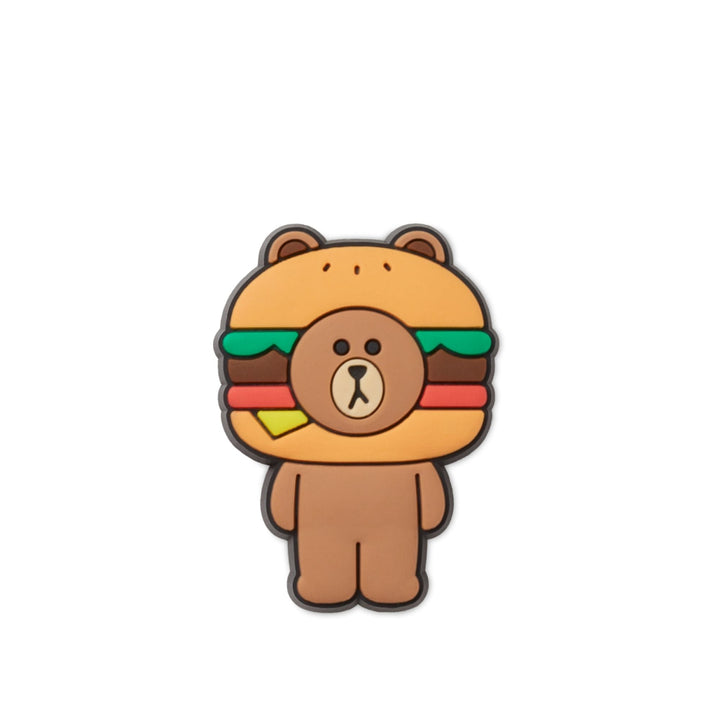 JIBBITZ™ LINE FRIENDS BROWN BURGER
