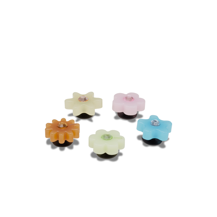 JIBBITZ™ ACRYLIC ENLIGHTEN FLOWER 5 PACK