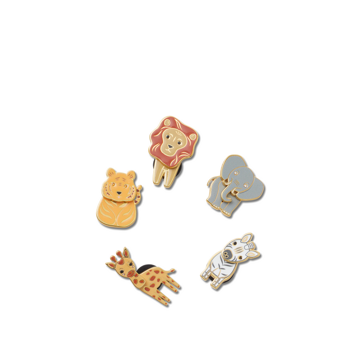 JIBBITZ™ ENAMEL SAFARI 5 PACK