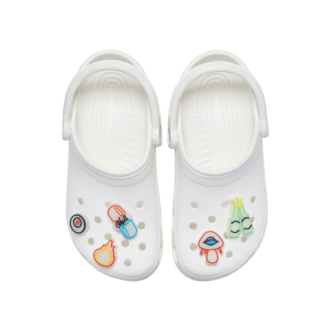 ตัวติดรองเท้า JIBBITZ™ LIGHTS UP CHILL OUT 5 PACK