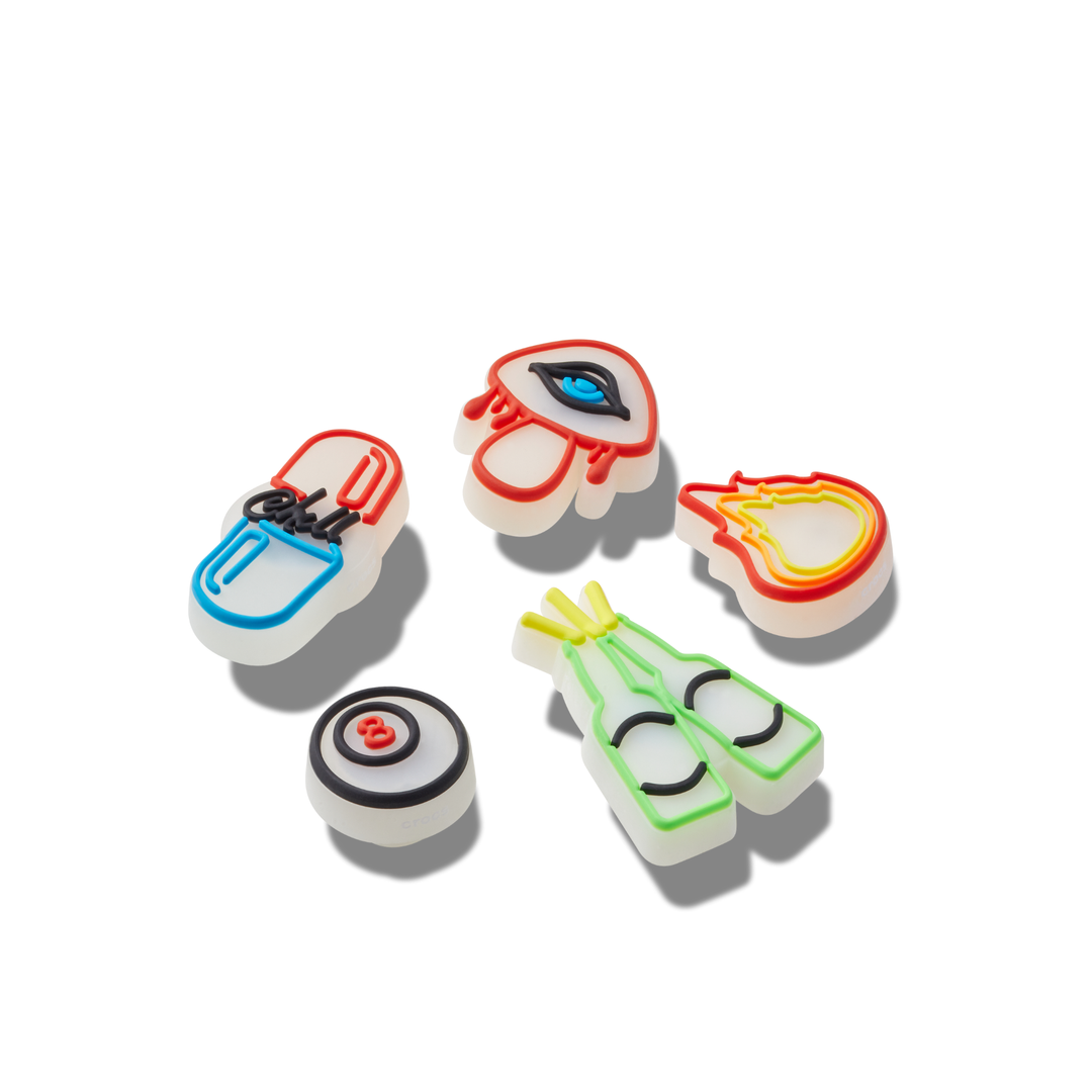 ตัวติดรองเท้า JIBBITZ™ LIGHTS UP CHILL OUT 5 PACK