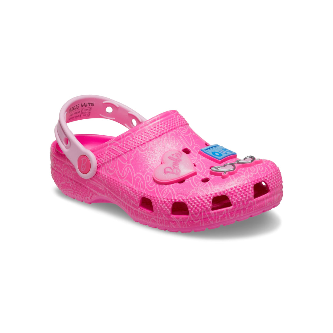 รองเท้าลำลองเด็ก KIDS' MATTEL PINK BARBIE CLASSIC CLOG