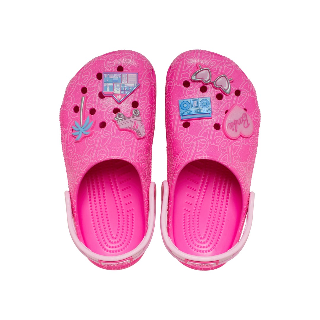 รองเท้าลำลองเด็ก KIDS' MATTEL PINK BARBIE CLASSIC CLOG