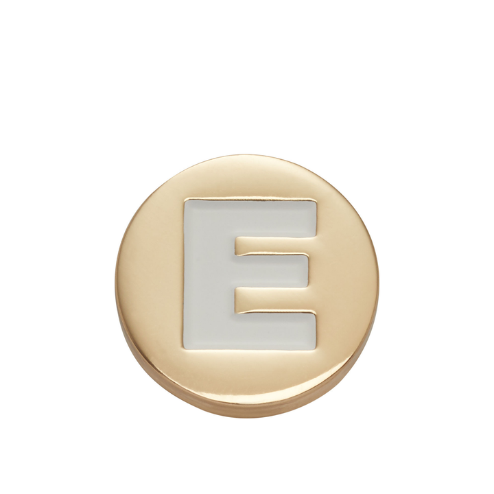 ตัวติดรองเท้า JIBBITZ™ GOLD LETTER E