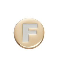 JIBBITZ™ GOLD LETTER F