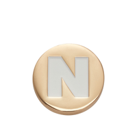 JIBBITZ™ GOLD LETTER N