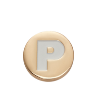 JIBBITZ™ GOLD LETTER P