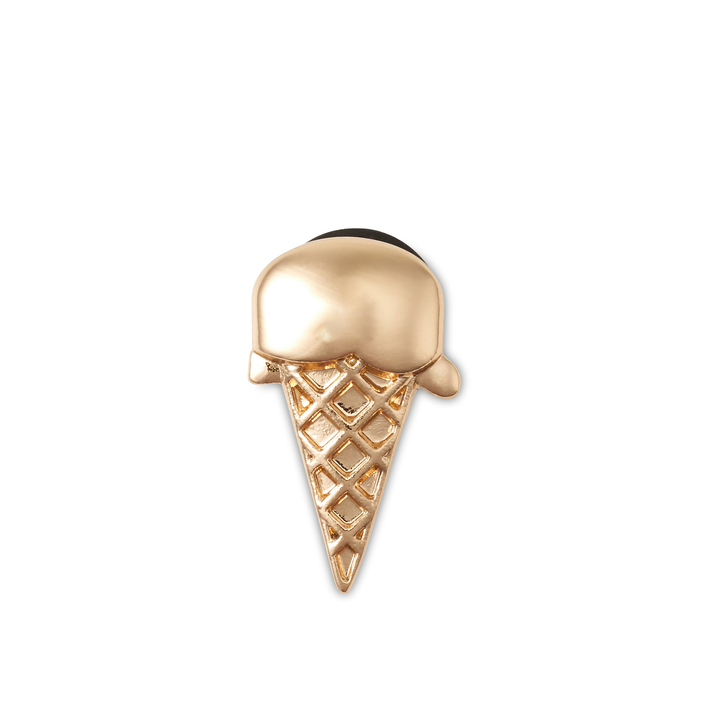 ตัวติดรองเท้า JIBBITZ™ GOLD ICE CREAM CONE