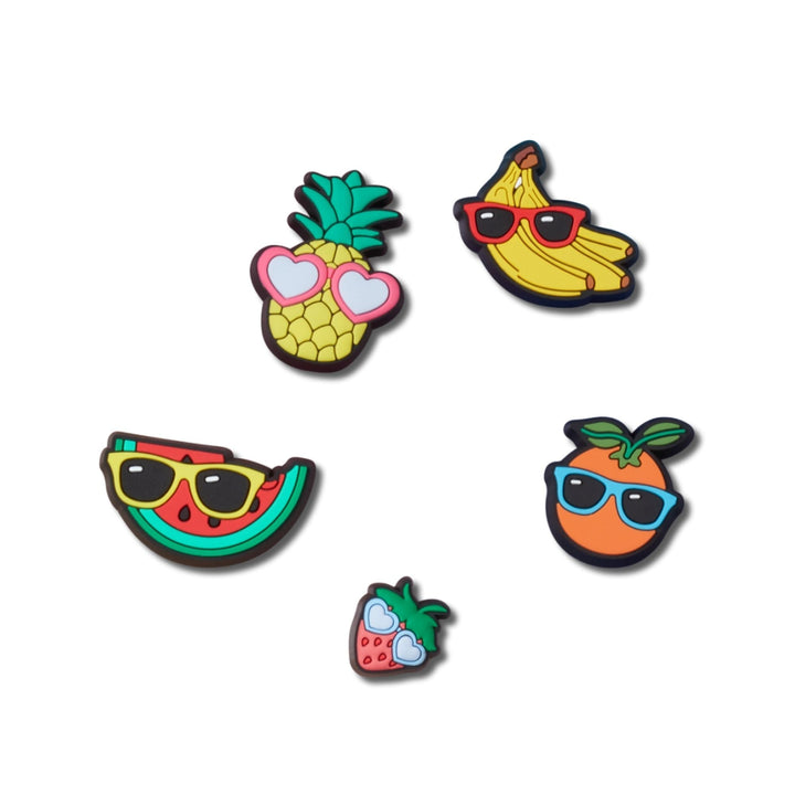 JIBBITZ™ CUTE FRUIT WITH SUNNIES 5 PACK