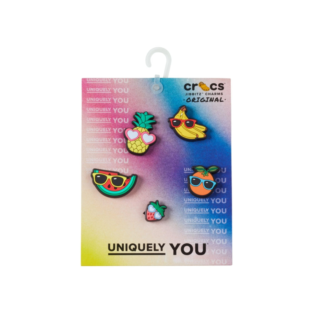 JIBBITZ™ CUTE FRUIT WITH SUNNIES 5 PACK