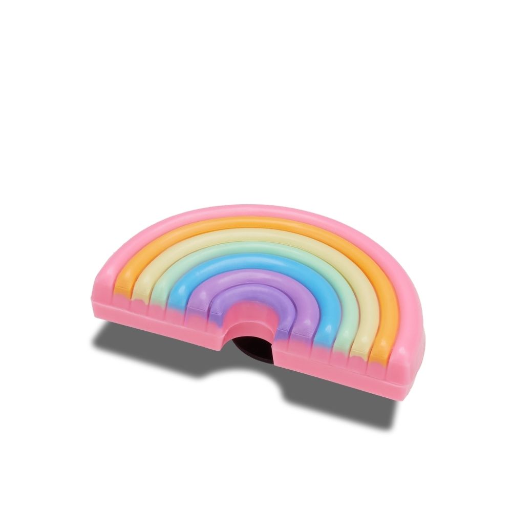 ตัวติดรองเท้า JIBBITZ™ PUFFY RAINBOW POOL FLOAT