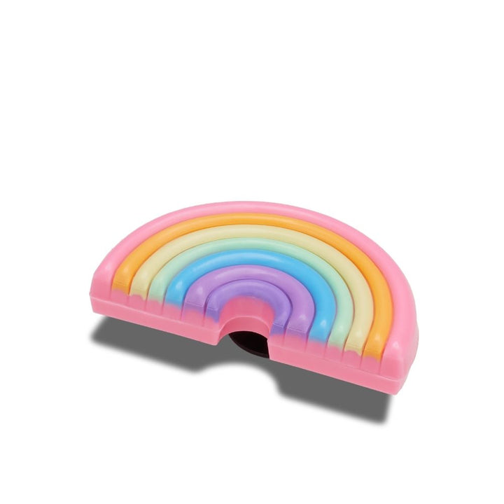 ตัวติดรองเท้า JIBBITZ™ PUFFY RAINBOW POOL FLOAT