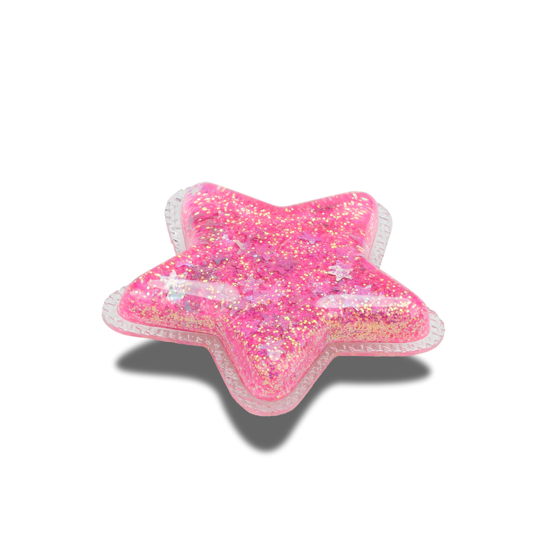 ตัวติดรองเท้า JIBBITZ™ SQUISHY GLITTER STAR