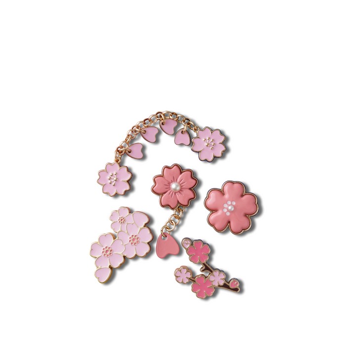 ตัวติดรองเท้า JIBBITZ™ BLOOMING CHERRY BLOSSOM 5 PACK