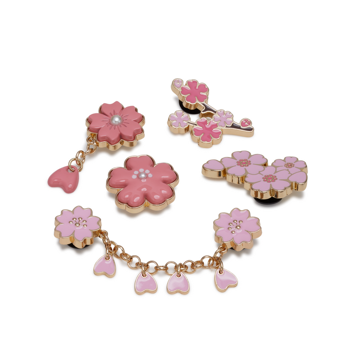 ตัวติดรองเท้า JIBBITZ™ BLOOMING CHERRY BLOSSOM 5 PACK