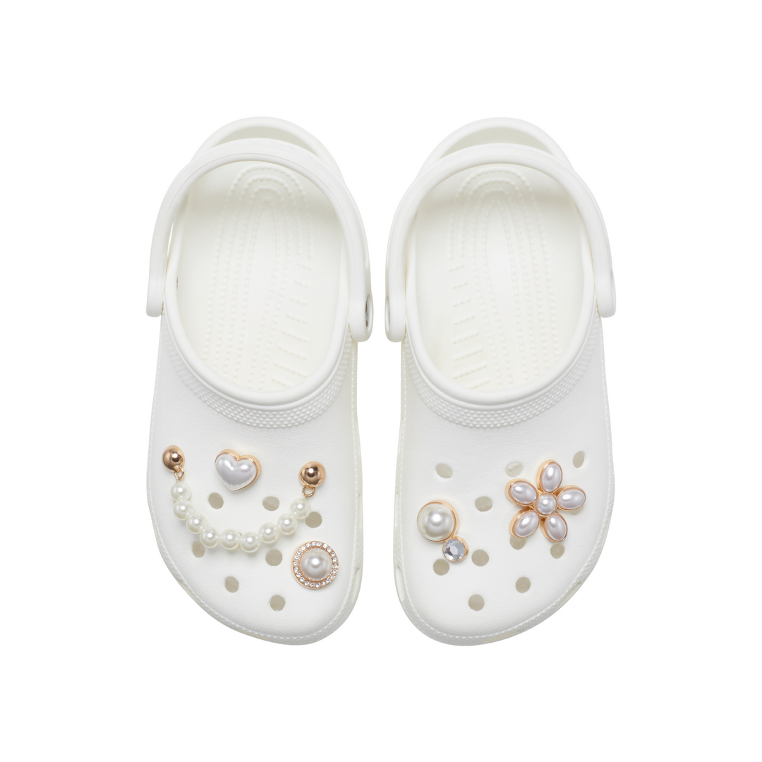 Dainty Pearl Jibbitz Shoe Charm - Crocs