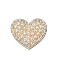 JIBBITZ™ PEARL CLUSTER HEART