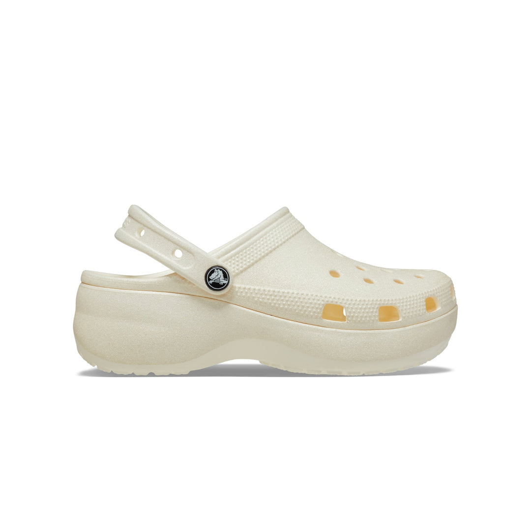 รองเท้าลำลองผู้หญิง CLASSIC PLATFORM GLITTER CLOG
