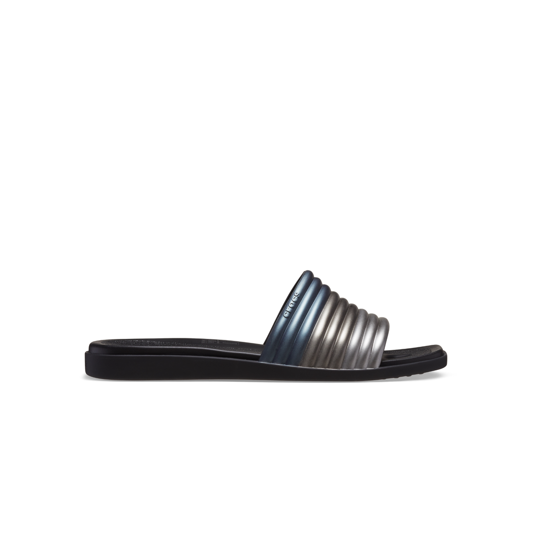 Crocs metallic slide shop