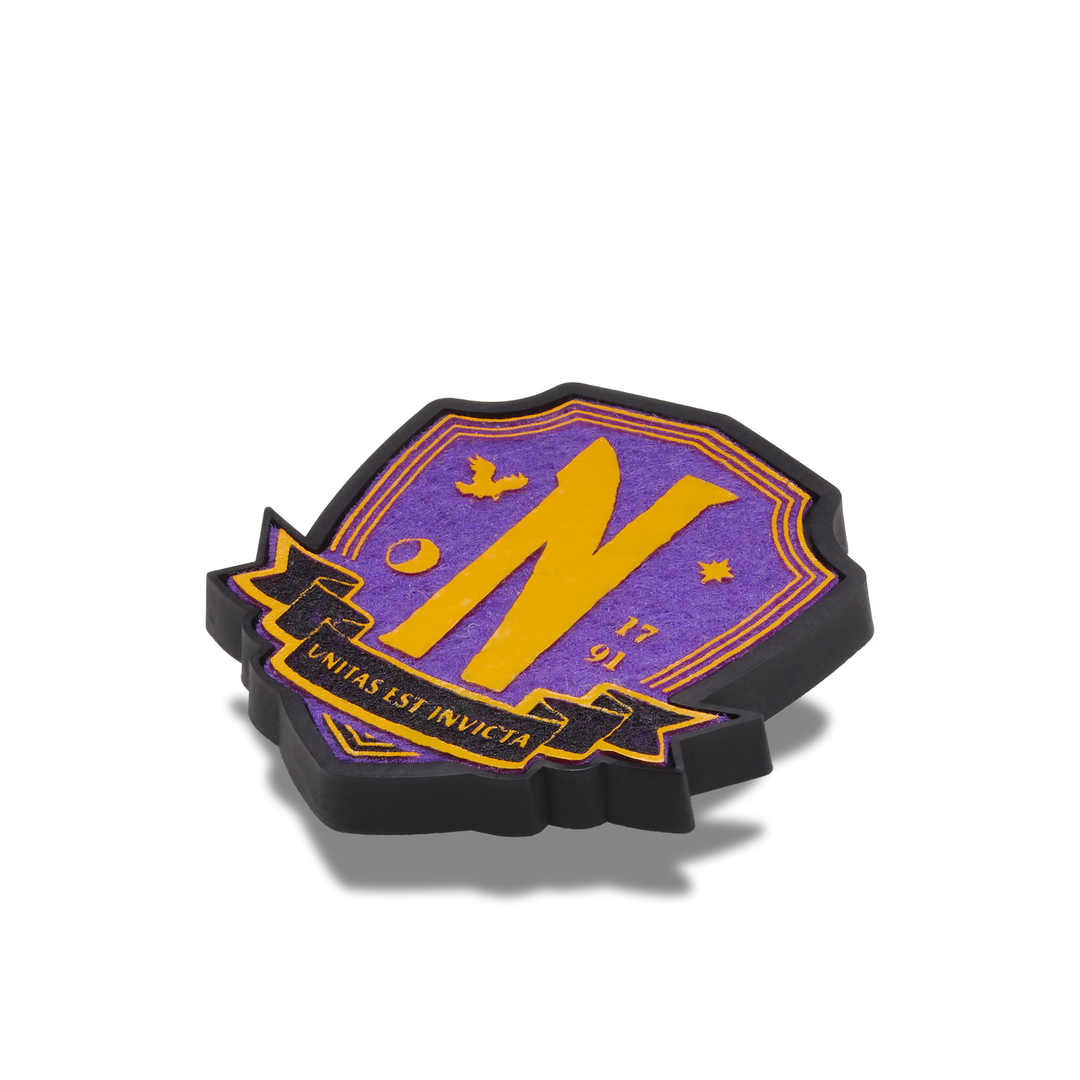 JIBBITZ™  WEDNESDAY NEVERMORE BADGE