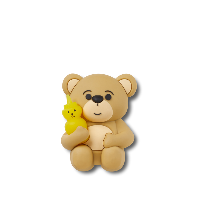 ตัวติดรองเท้า JIBBITZ™ BEAR HUGGING HONEY