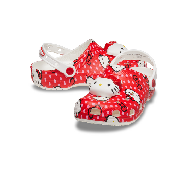 รองเท้าลำลองผู้ใหญ่ HELLO KITTY RED CLASSIC CLOG