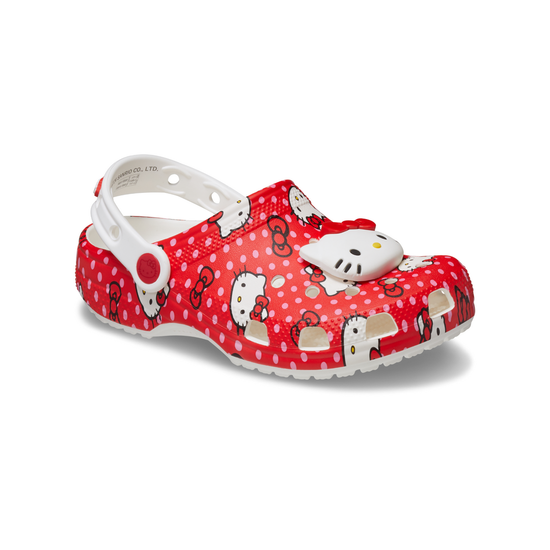 รองเท้าลำลองเด็ก KIDS HELLO KITTY RED CLASSIC CLOG