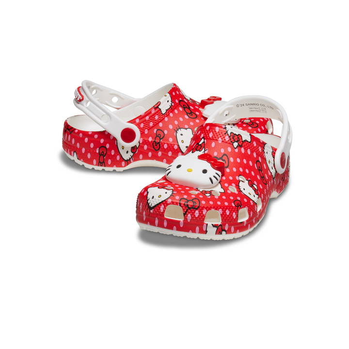 รองเท้าลำลองเด็ก KIDS HELLO KITTY RED CLASSIC CLOG