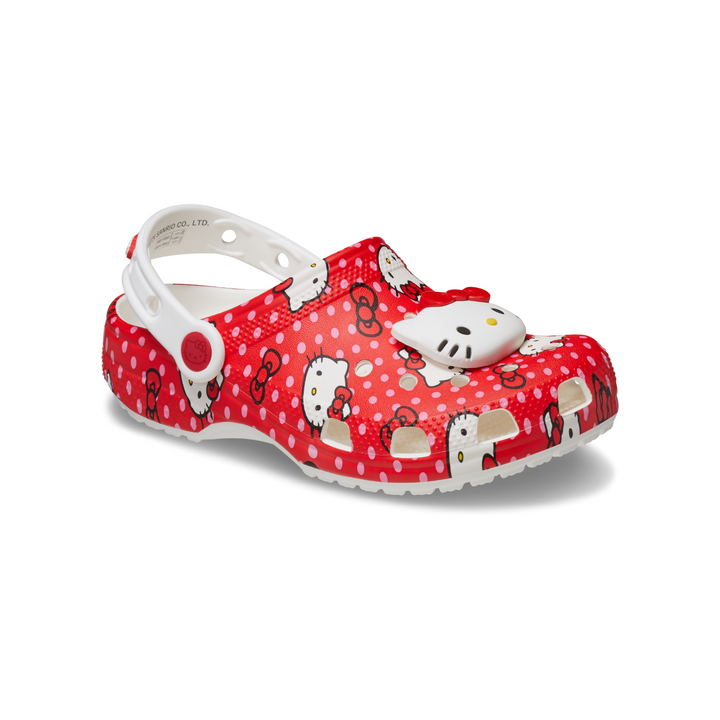 รองเท้าลำลองเด็ก TODDLER HELLO KITTY RED CLASSIC CLOG