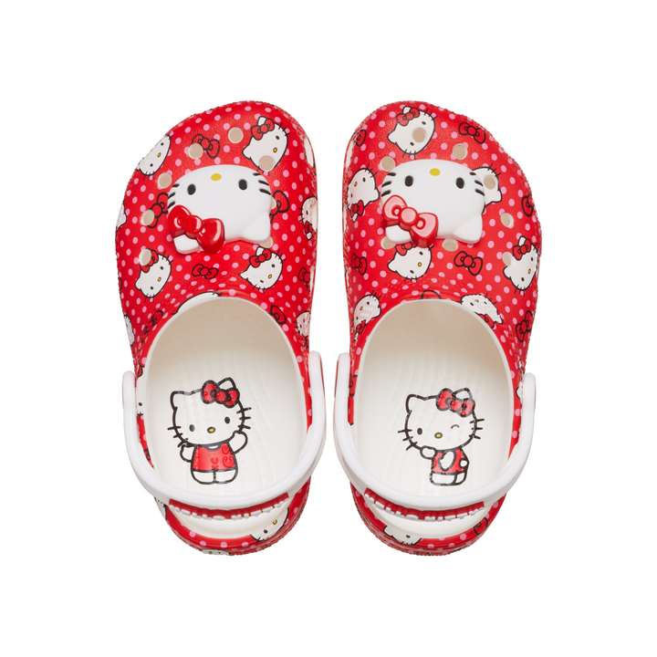 รองเท้าลำลองเด็ก TODDLER HELLO KITTY RED CLASSIC CLOG