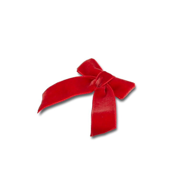 JIBBITZ™ RED VELVET BOW