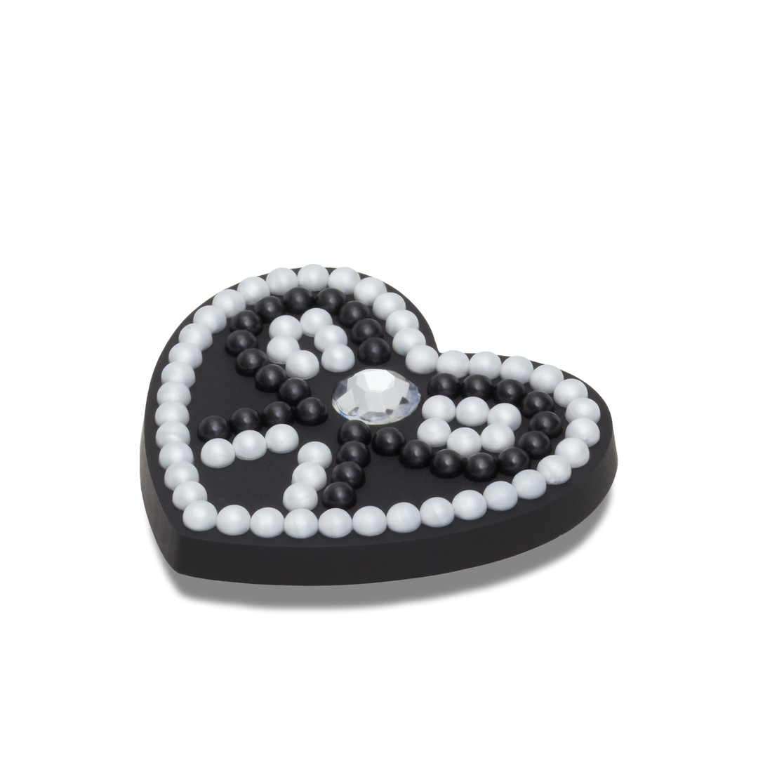 ตัวติดรองเท้า JIBBITZ™ BEADED HEART AND BOW