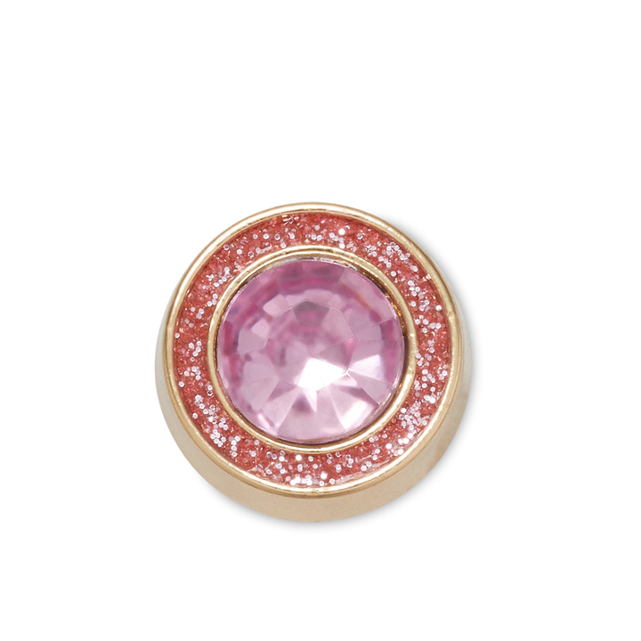 JIBBITZ™ CIRCLE PINK GEM