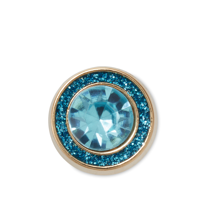 JIBBITZ™ CIRCLE BLUE GEM