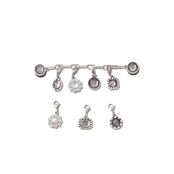 JIBBITZ™ SILVER ADJUSTABLE CHARM CHAIN