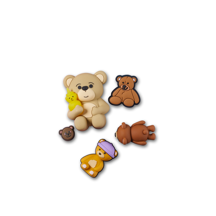 ตัวติดรองเท้า JIBBITZ™ BEARS OH MY 5 PACK