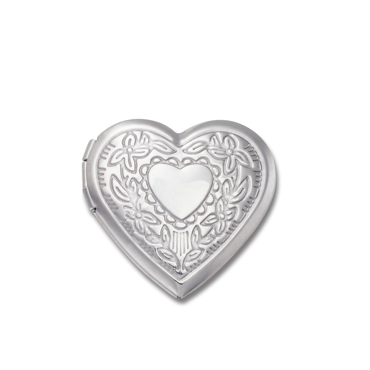 JIBBITZ™ SILVER HEART LOCKET