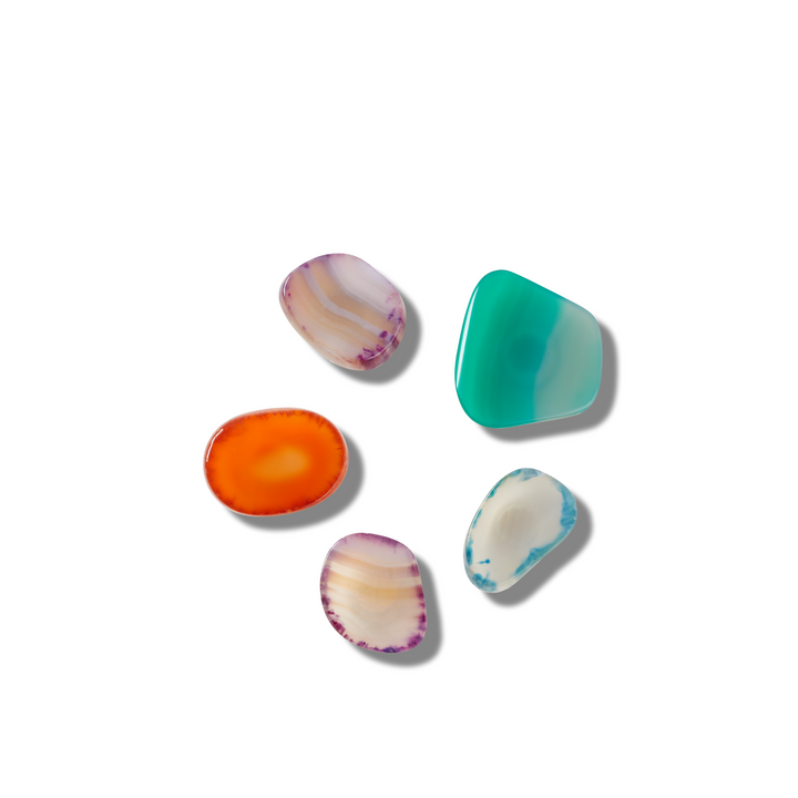 JIBBITZ™ AGATE SLICES 5 PACK