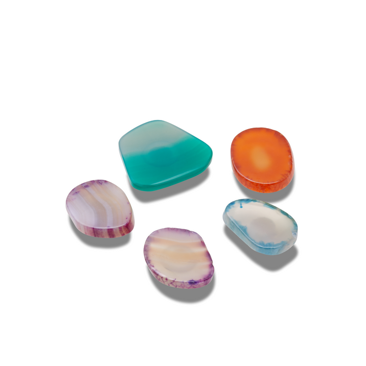 JIBBITZ™ AGATE SLICES 5 PACK