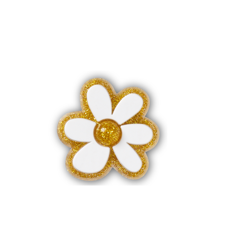 JIBBITZ™ GOLD AND WHITE FLORAL