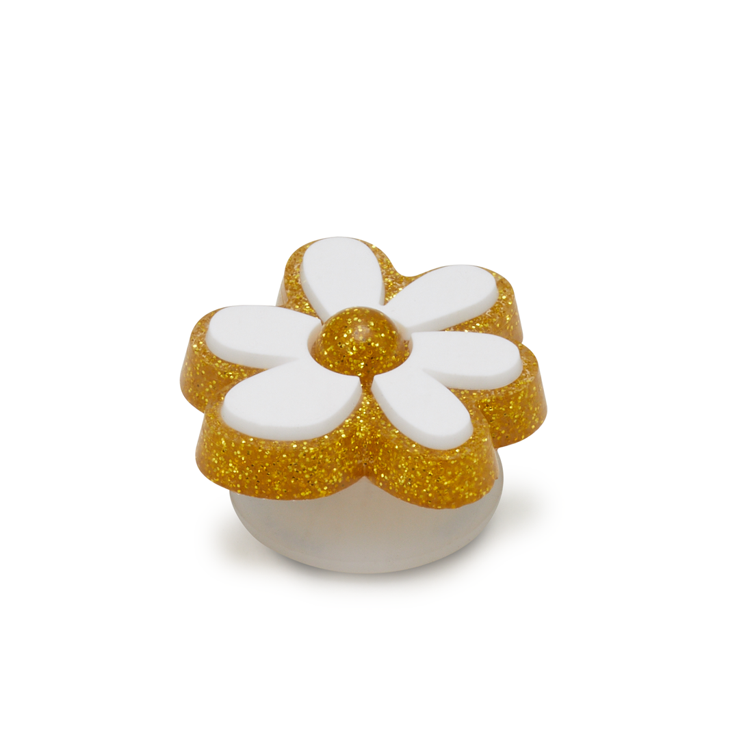 JIBBITZ™ GOLD AND WHITE FLORAL