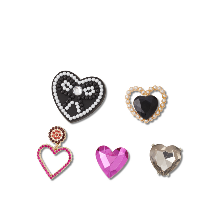 ตัวติดรองเท้า JIBBITZ™ ALL OF THE HEARTS 5 PACK